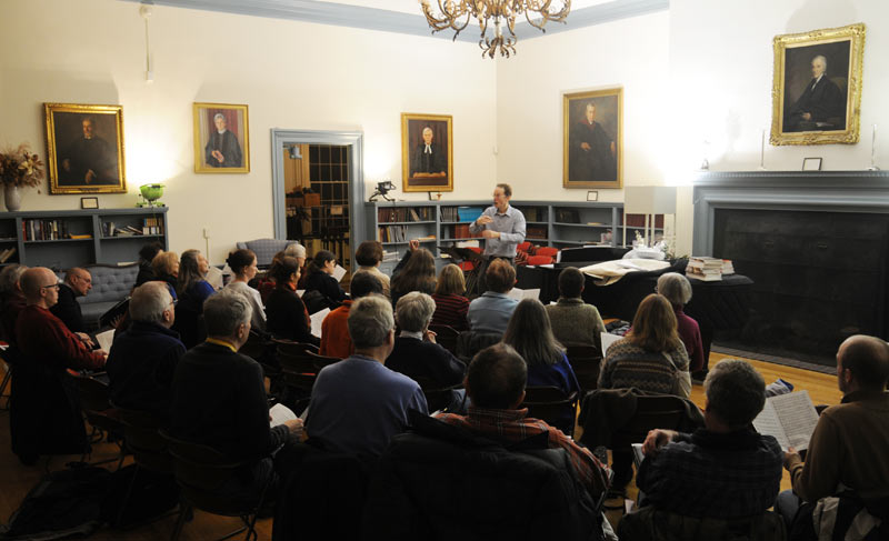 Chorus Rehearsal in Worcester